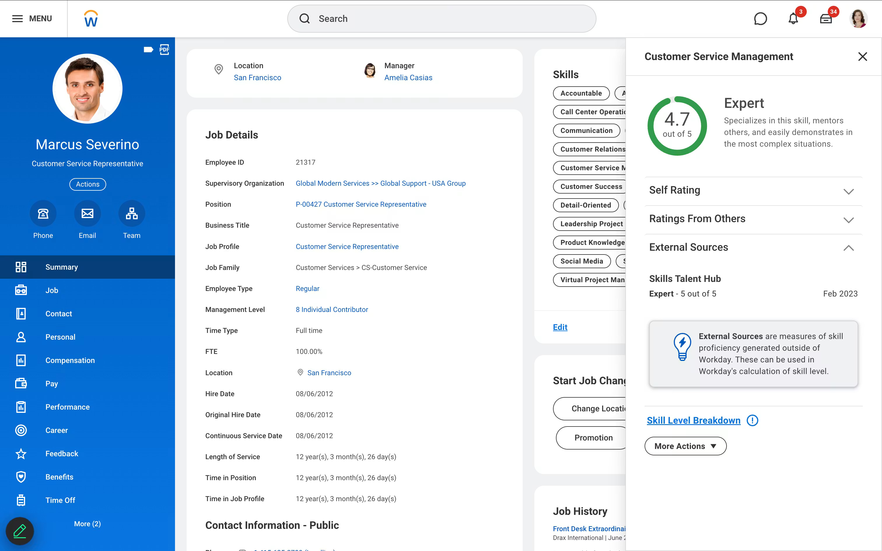 ShowMe guiding users inside a software interface